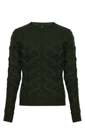 Sweater with decorative knit
