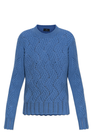 Cashmere sweater with a crew neckline