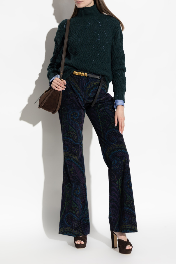 Etro Jersey de cuello alto de cachemir