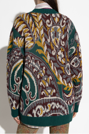 Etro Patterned sweater with a round neckline