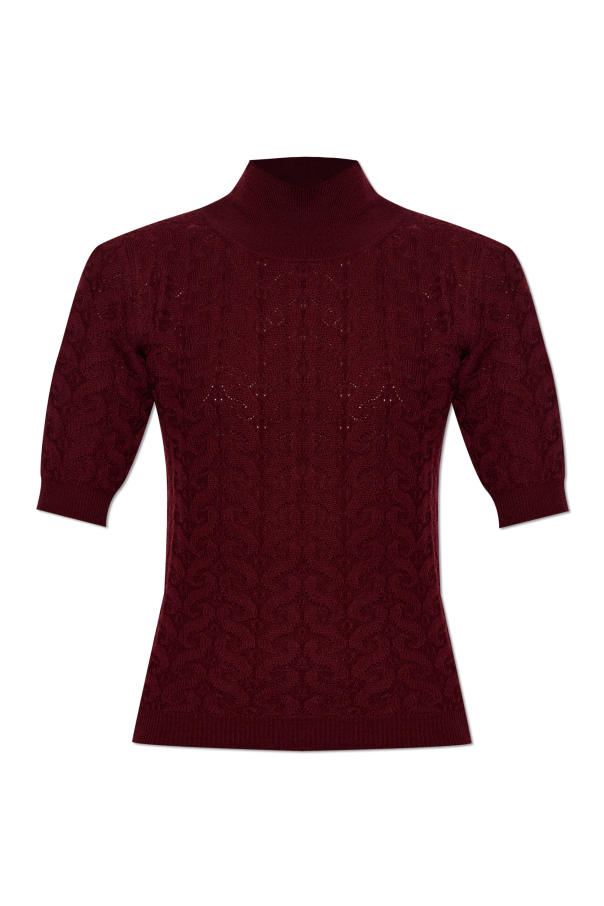 Wool turtleneck top od Etro