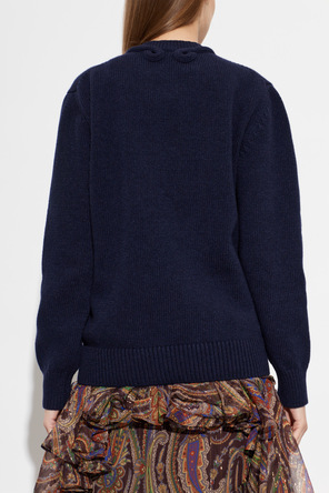 Etro Camisola de lã com bordado