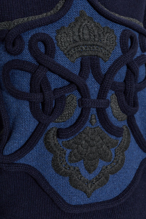 Etro Camisola de lã com bordado