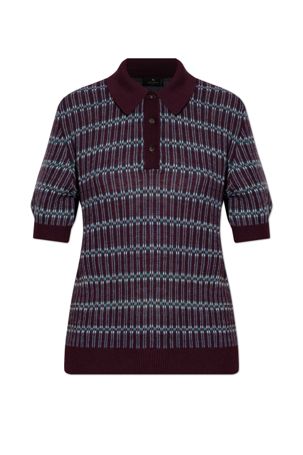 Patterned polo od Etro