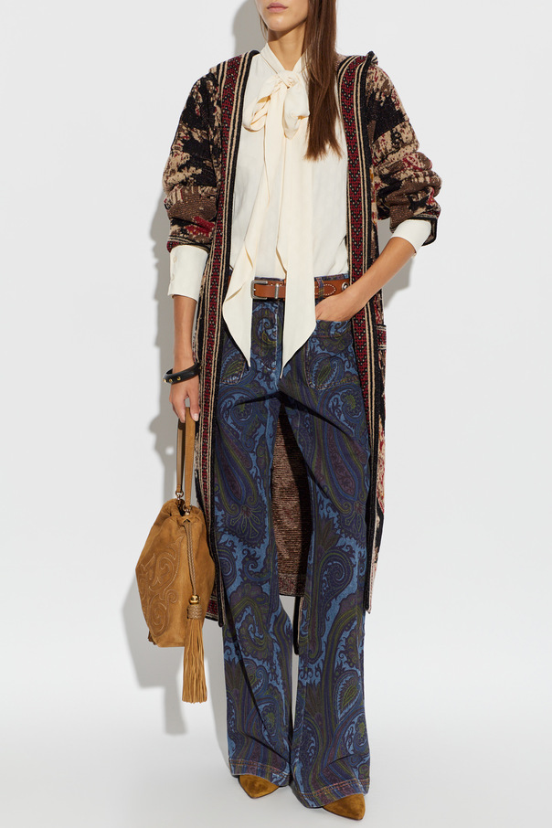 Etro Cardigan cu model cu curea