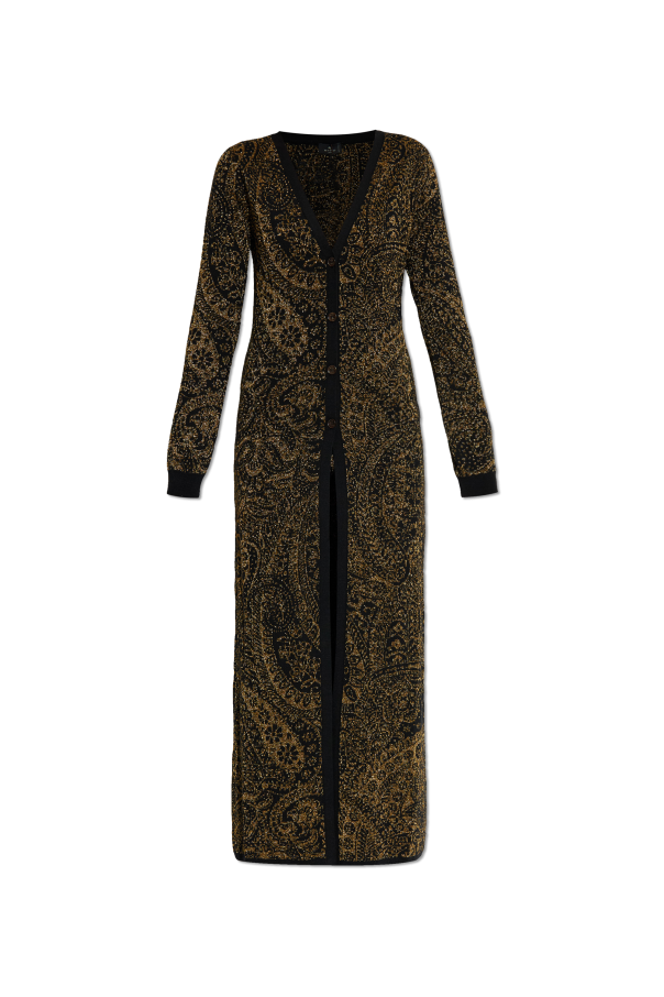 Long cardigan with lurex thread od Etro