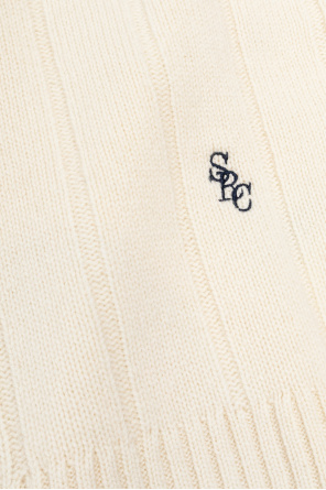 Sporty & Rich Kaschmirpullover mit V-Ausschnitt