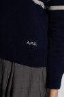 A.P.C. ‘Georgia’ cotton sweater with logo