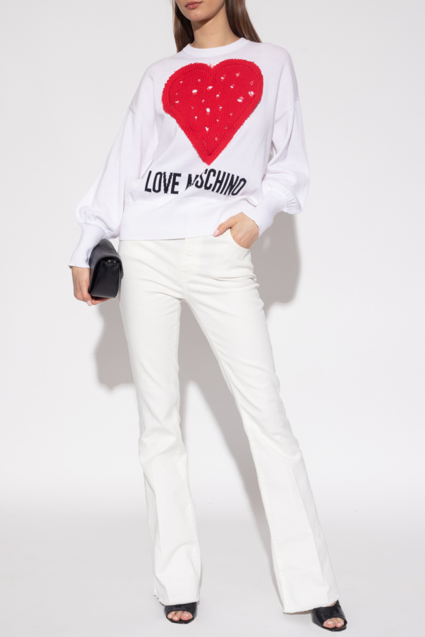 Love Moschino NAME IT Pullover 'OBILOM' blu notte arancione chiaro beige chiaro bianco cachi