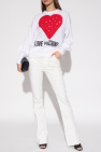 Love Moschino Brioni raised logo cotton T-shirt