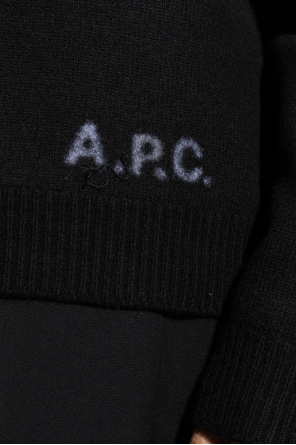 A.P.C. Wool sweater with logo
