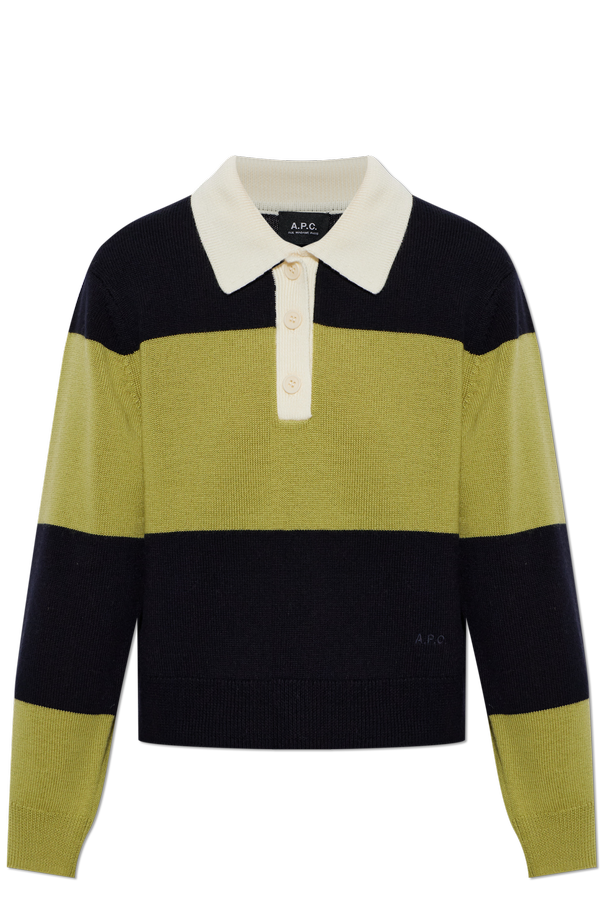 Wool polo shirt ‘Louise’ od A.P.C.