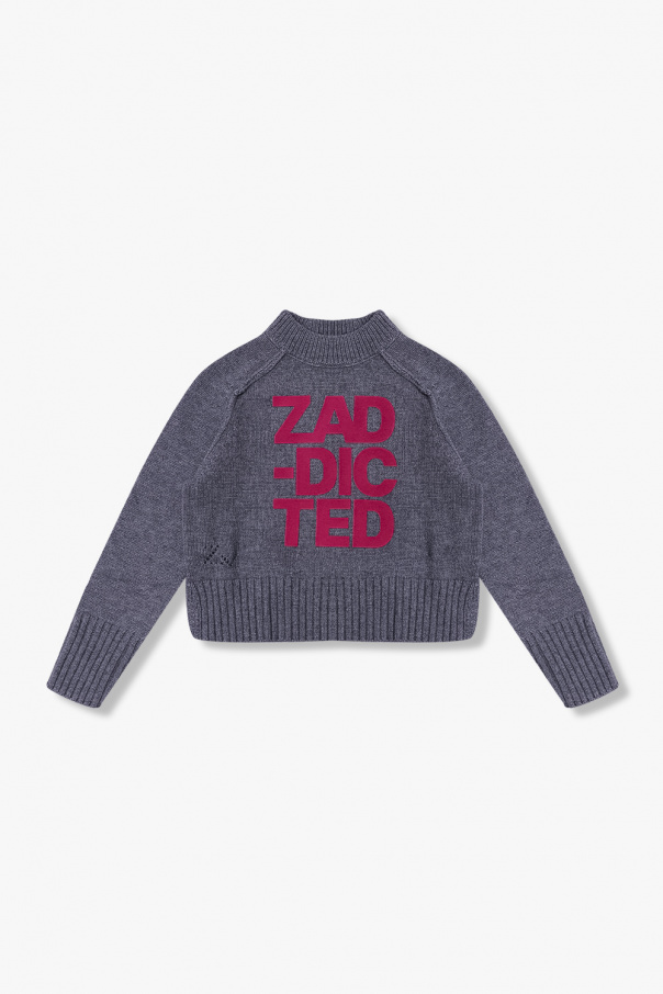 Zadig & Voltaire Kids Sweater with logo