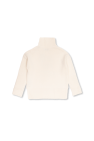 Zadig & Voltaire Kids WHITE Turtleneck sweater with logo