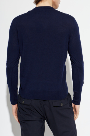 Eleventy Wool sweater with a crew neck