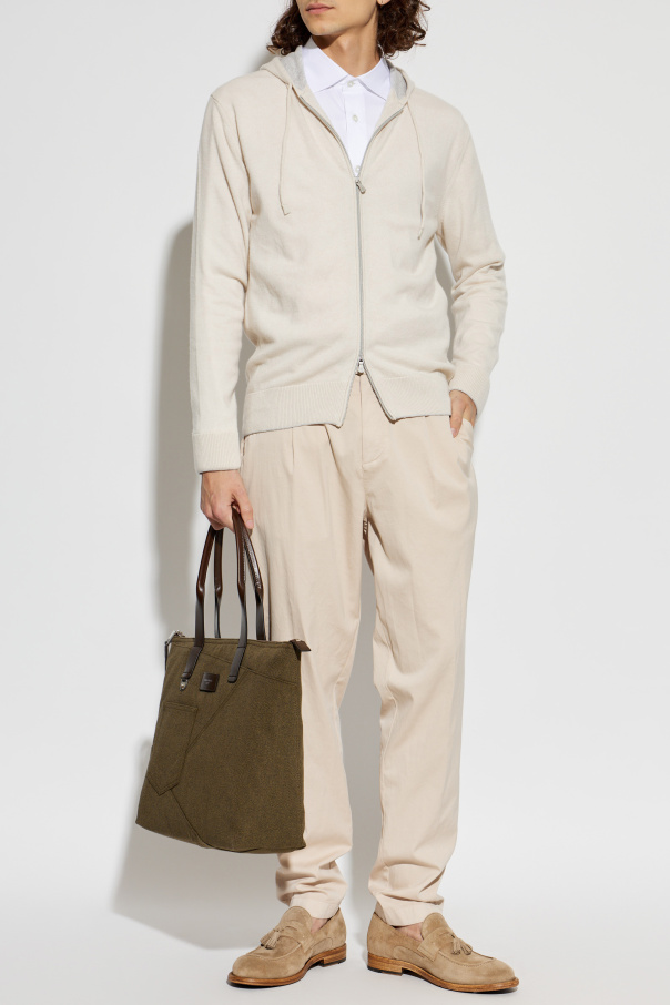 Eleventy Cashmere cardigan with hood