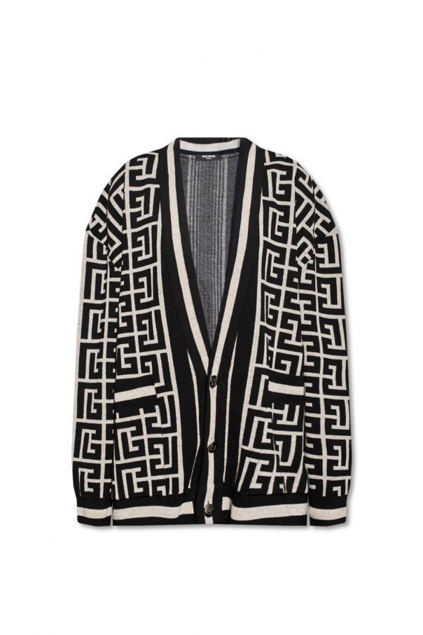 Balmain Cardigan with monogram