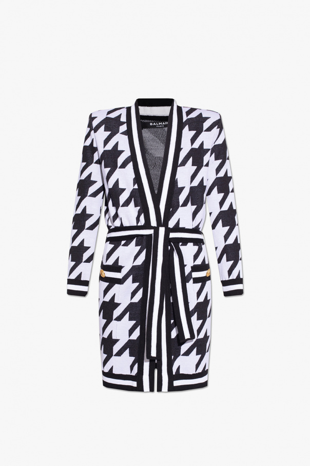 Balmain Houndstooth cardigan