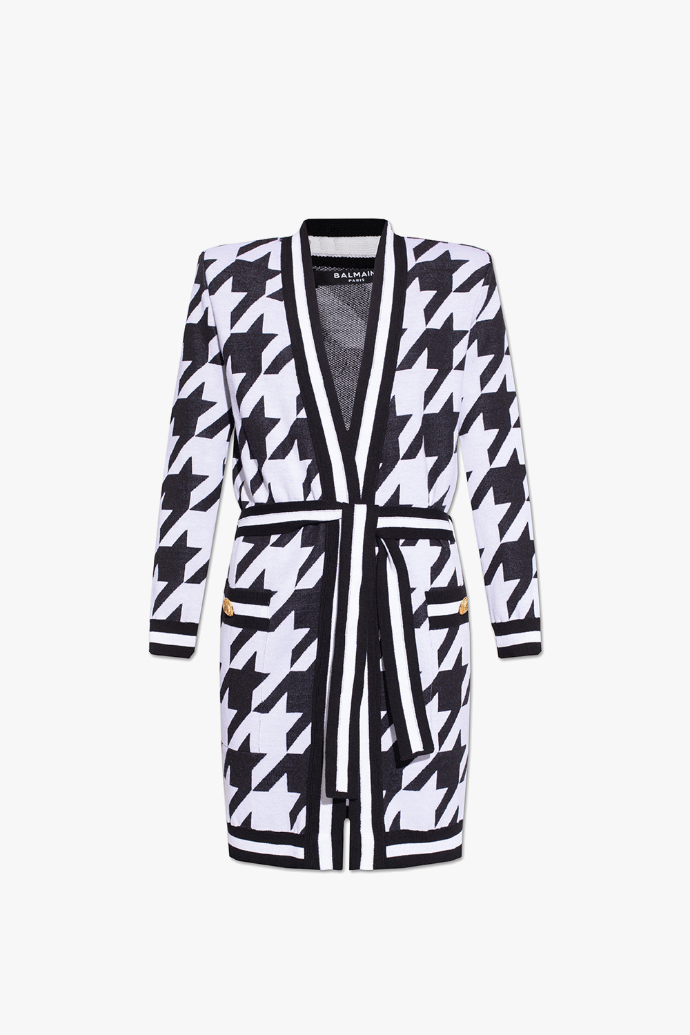 Balmain Houndstooth cardigan