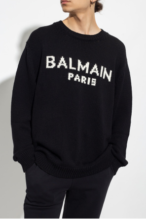 balmain PB-monogram Sweater with logo