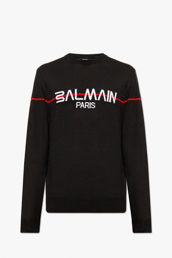 Balmain Wool sweater with logo