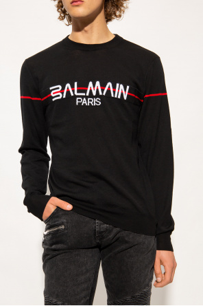 Balmain Wool sweater with logo