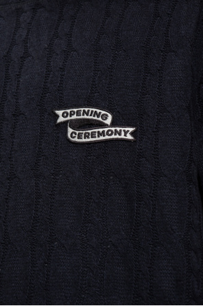 Opening Ceremony zipped sweater with logo