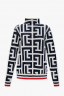 Balmain WHITE Sweater with monogram