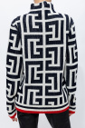 Balmain WHITE Sweater with monogram