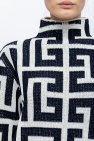 Balmain WHITE Sweater with monogram