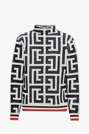 Sweater with monogram od Balmain