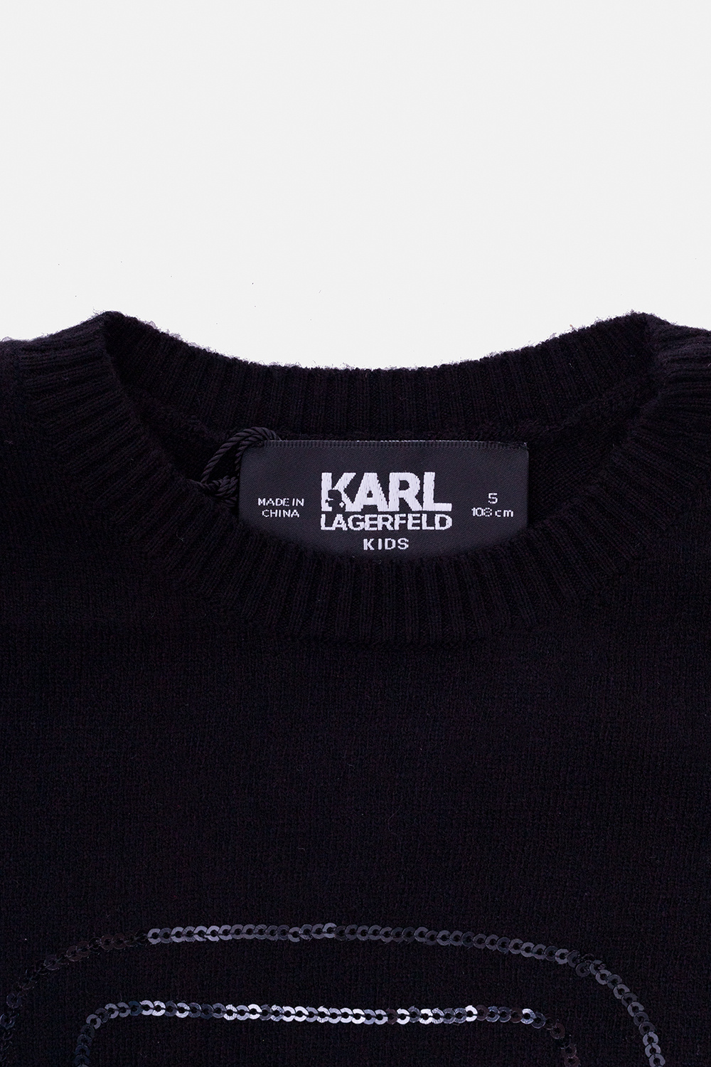 Karl Lagerfeld Kids Appliquéd sweater