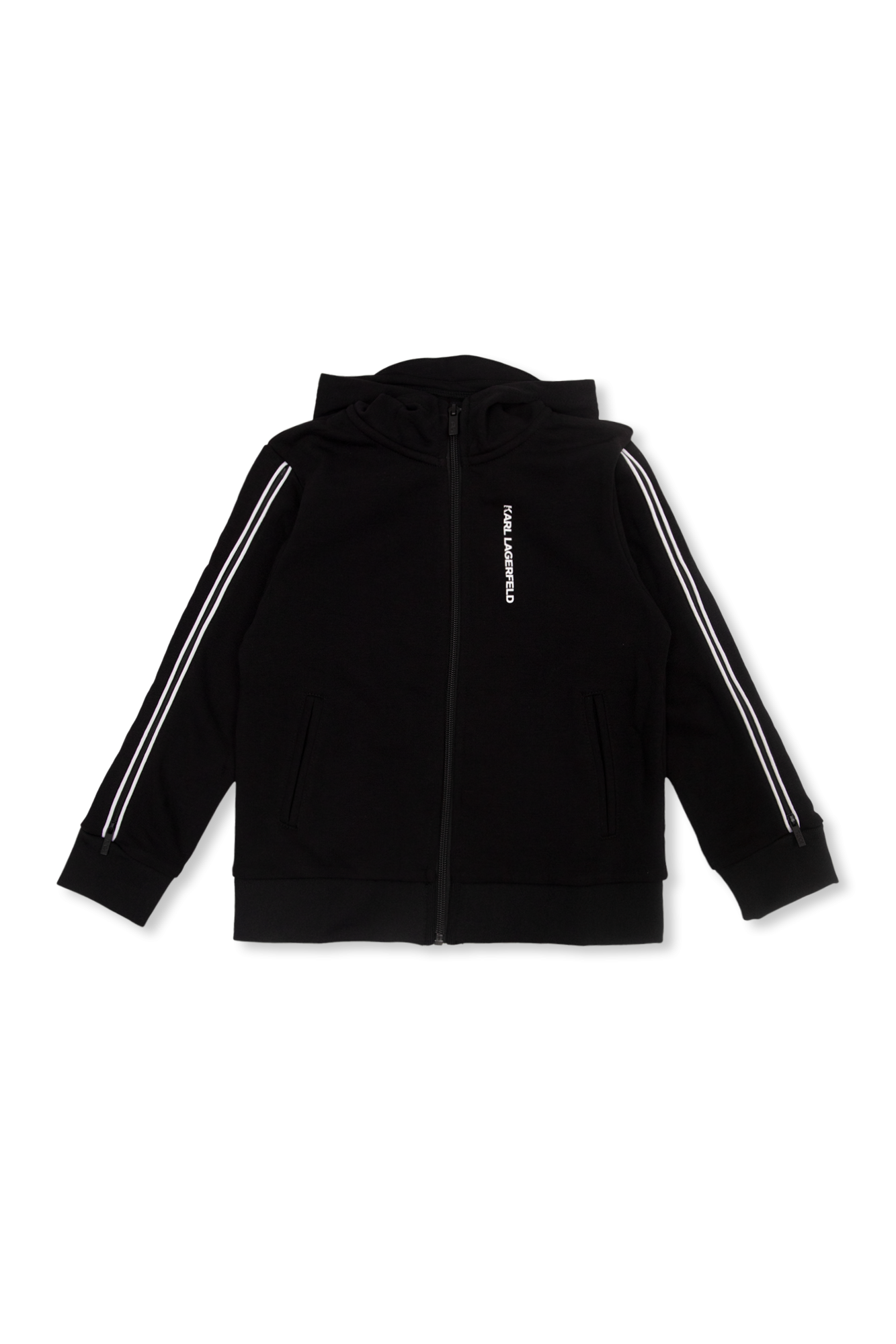Bluza Hooded Sweatshirt Monogram shearling-lined suede biker jacket