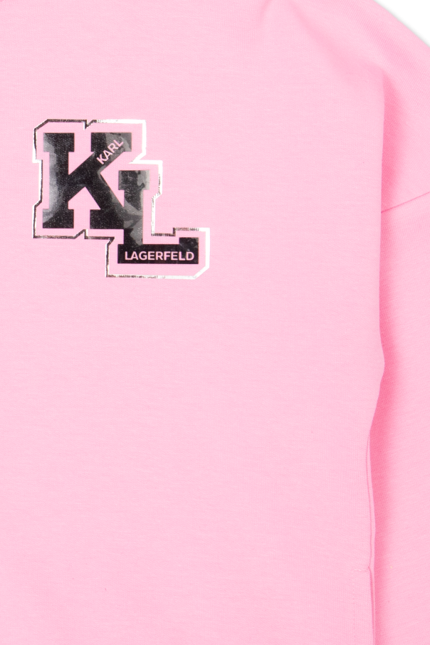 Karl Lagerfeld Kids Hoodie with logo