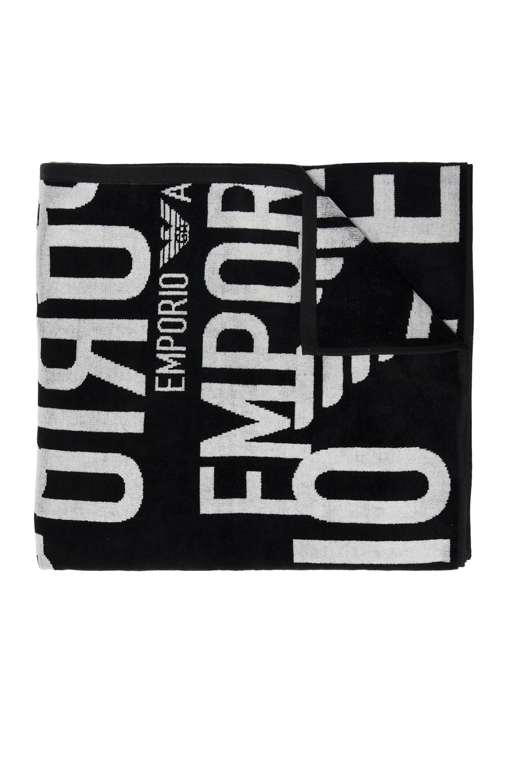 Мужские кроссовки черные armani топовые - IetpShops HK - Towel with logo Emporio  Armani