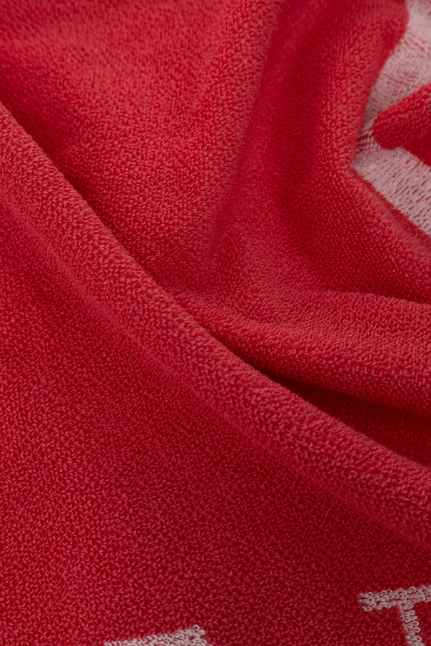 Emporio logo-trim Armani Towel with logo