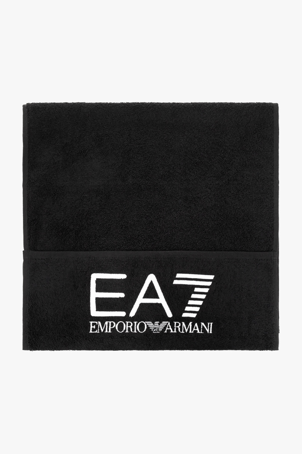 EA7 Emporio armani Gold Branded towel