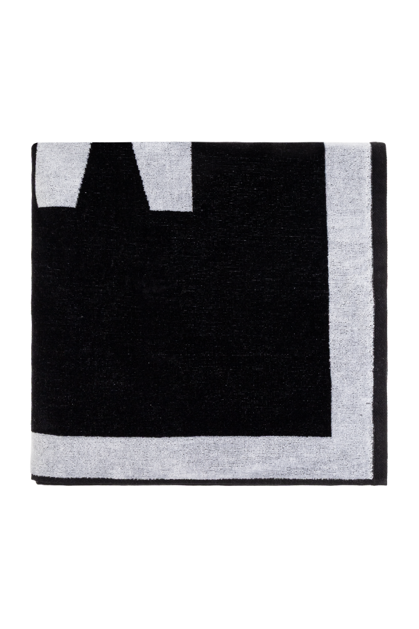 Towel with logo od Moschino