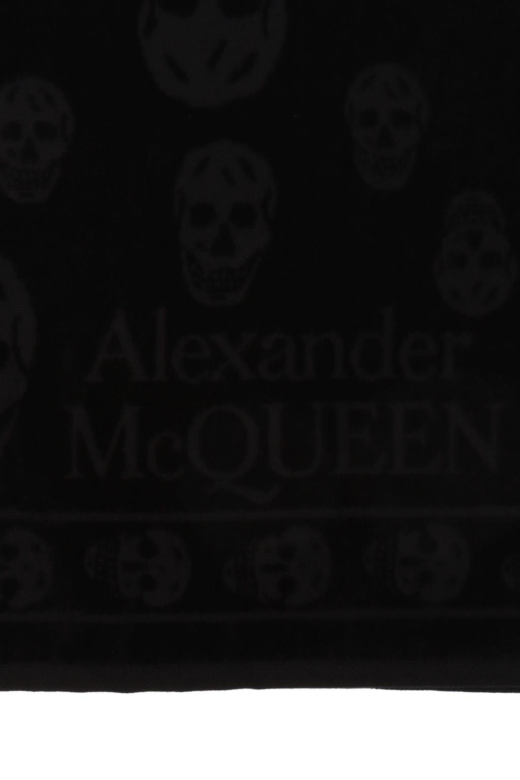 Alexander McQueen Alexander McQueen crystal skull open cuff bracelet