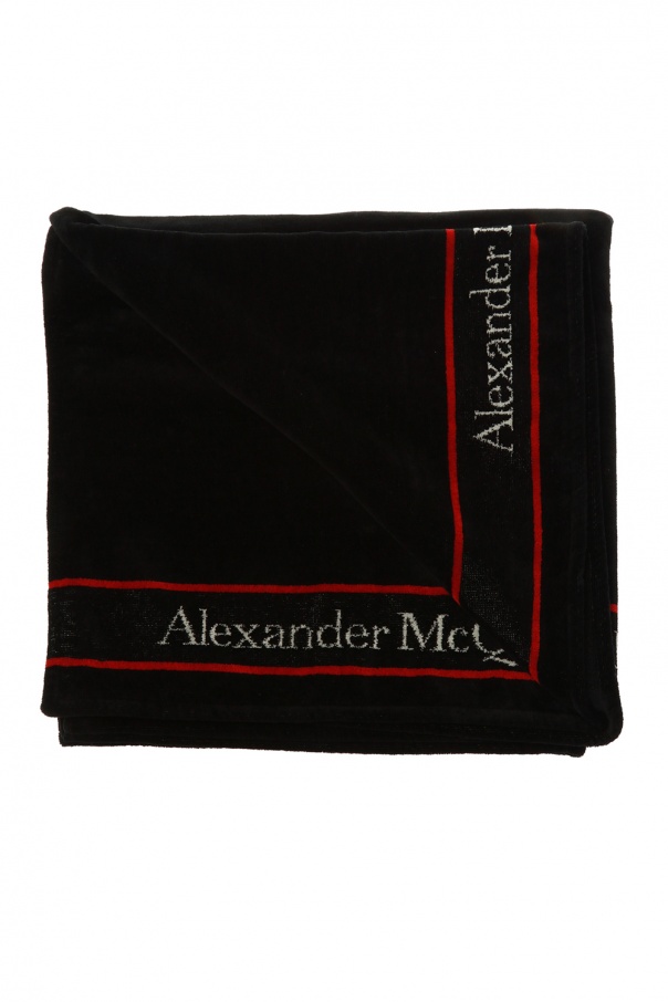 Alexander McQueen Logo towel