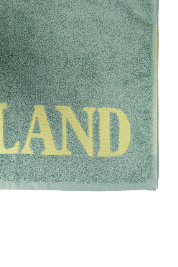 Stone Island Beach towel with logo