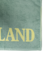 Stone Island Beach towel with logo