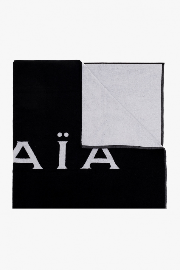 Towel with logo od Alaïa