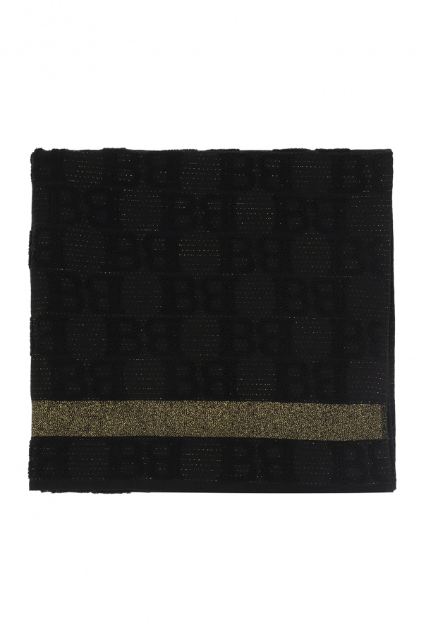 balmain cape Towel with logo