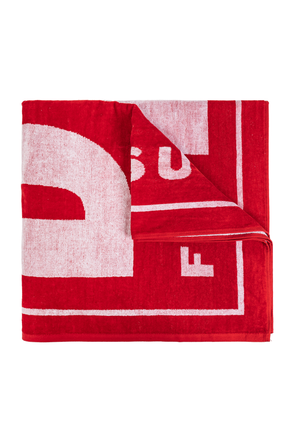 Diesel Bath towel with logo