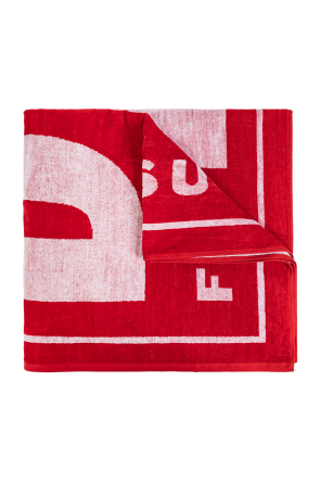 Bath towel with logo