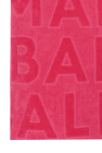Balmain Beach towel with logo