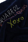 Dsquared2 NAVY BLUE Towel with logo