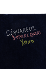 Dsquared2 NAVY BLUE Towel with logo