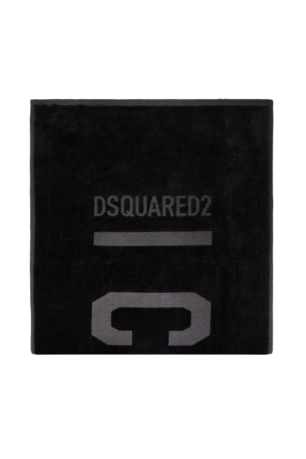 Dsquared2 Cotton towel with logo